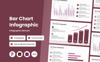Bar Chart Infographic Template