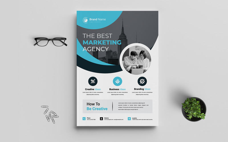Best Marketing Flyer Design Template Corporate Identity