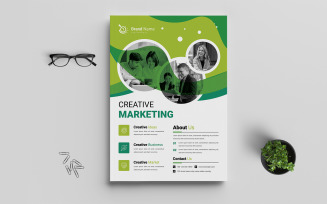 Creative Marketing Flyer Design Template Suitable for any Business