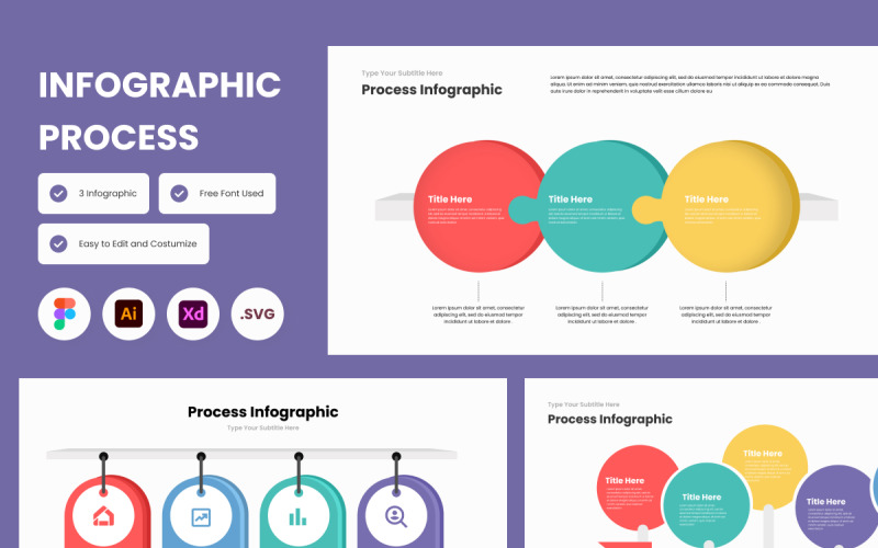 InfographInsight Process Infographic Template V1 Infographic Element
