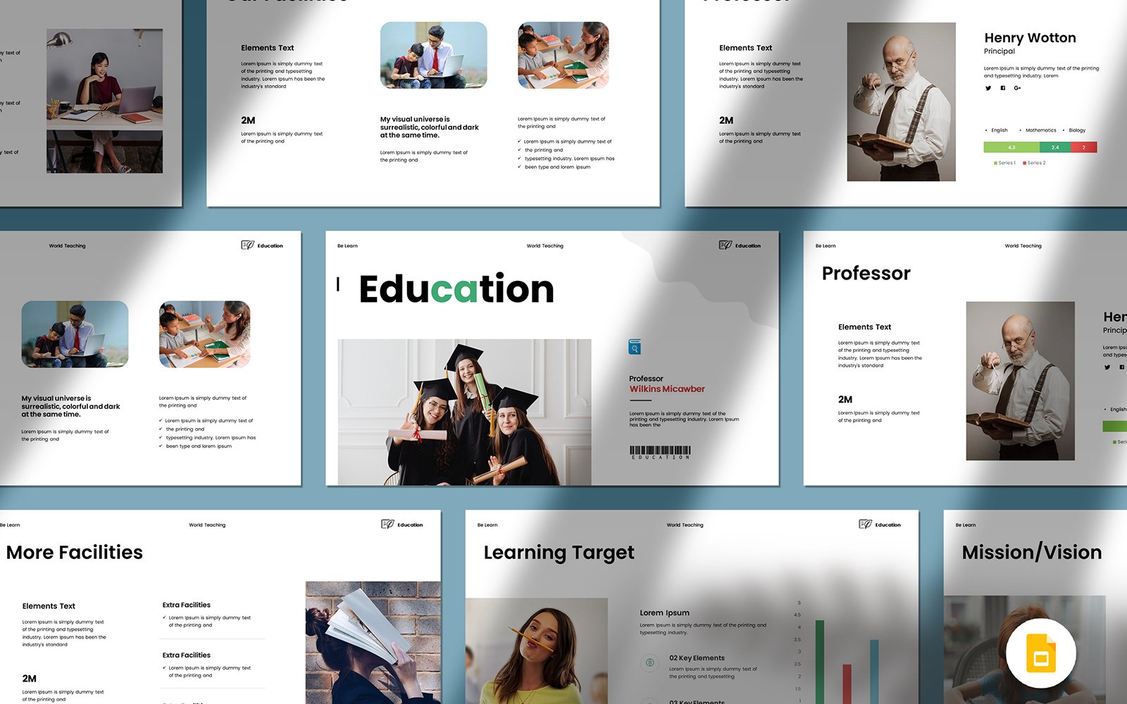 Kit Graphique #398258 Education Presentation Divers Modles Web - Logo template Preview