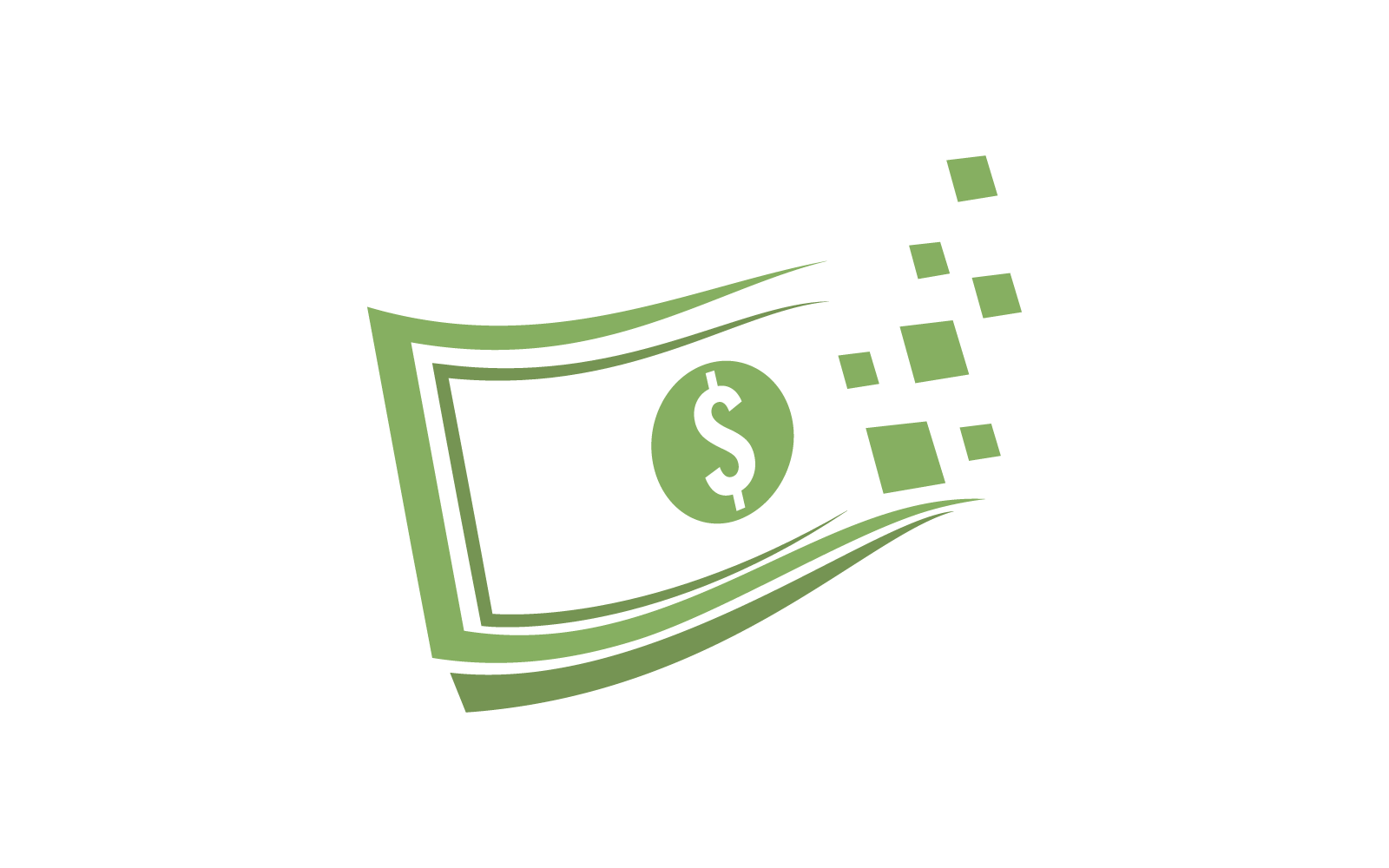 Digital money logo vector design template
