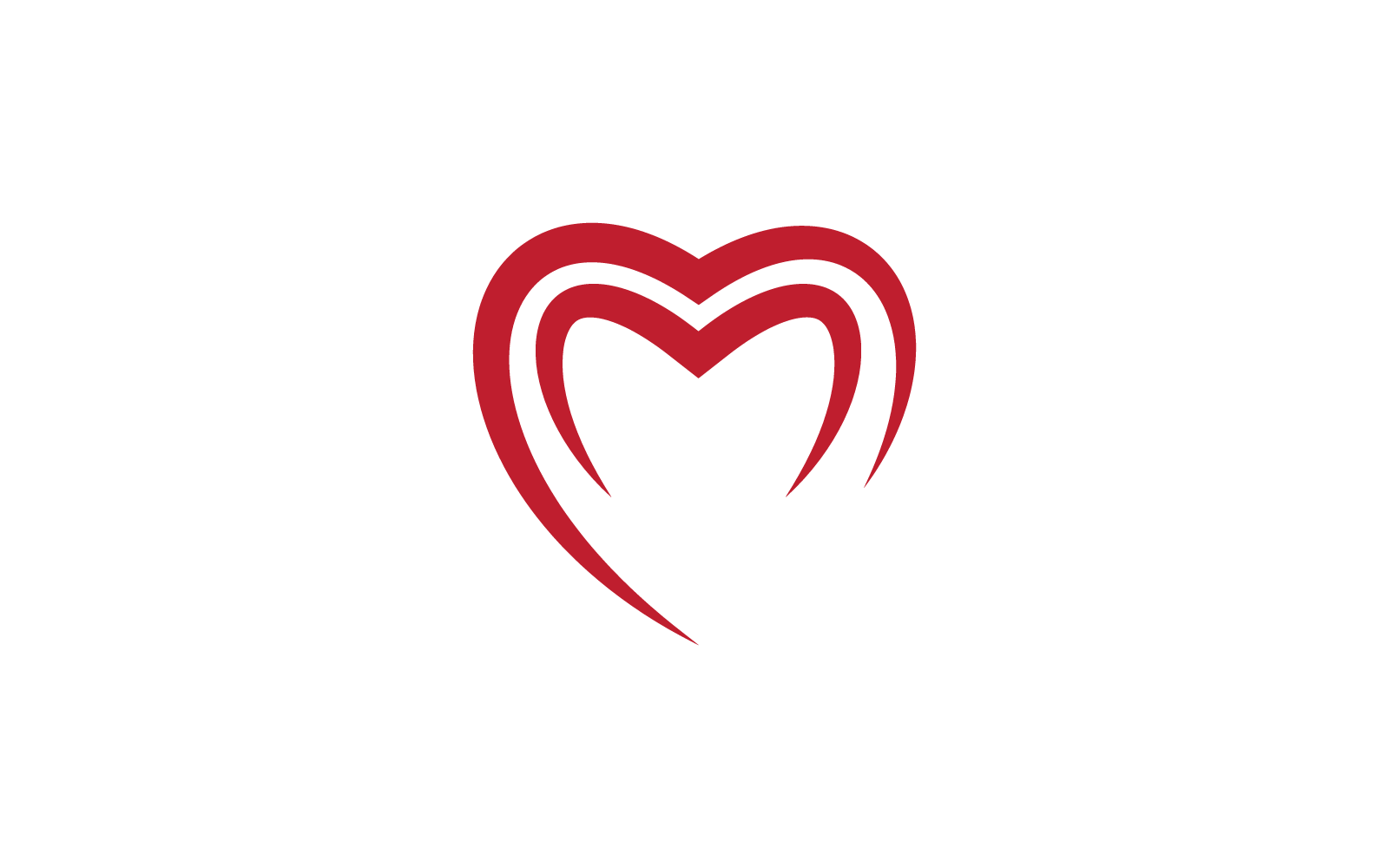 Love logo design icon vector illustration template