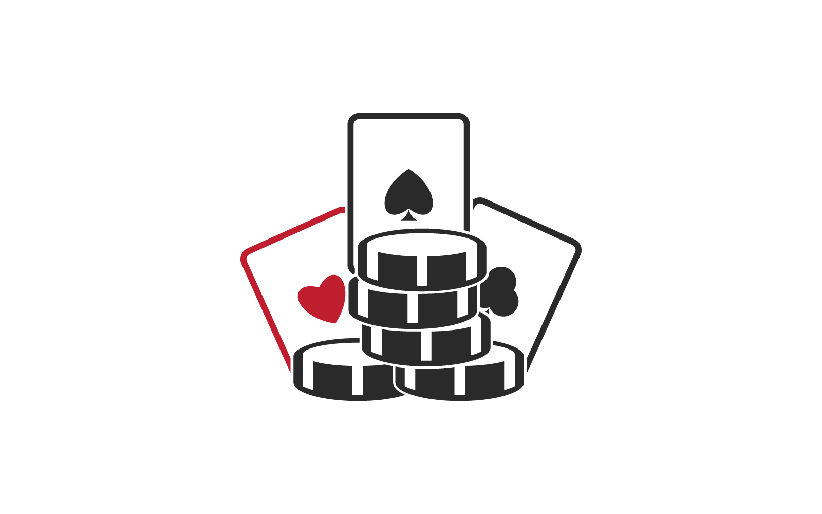 Playing card icon vector design template illustration