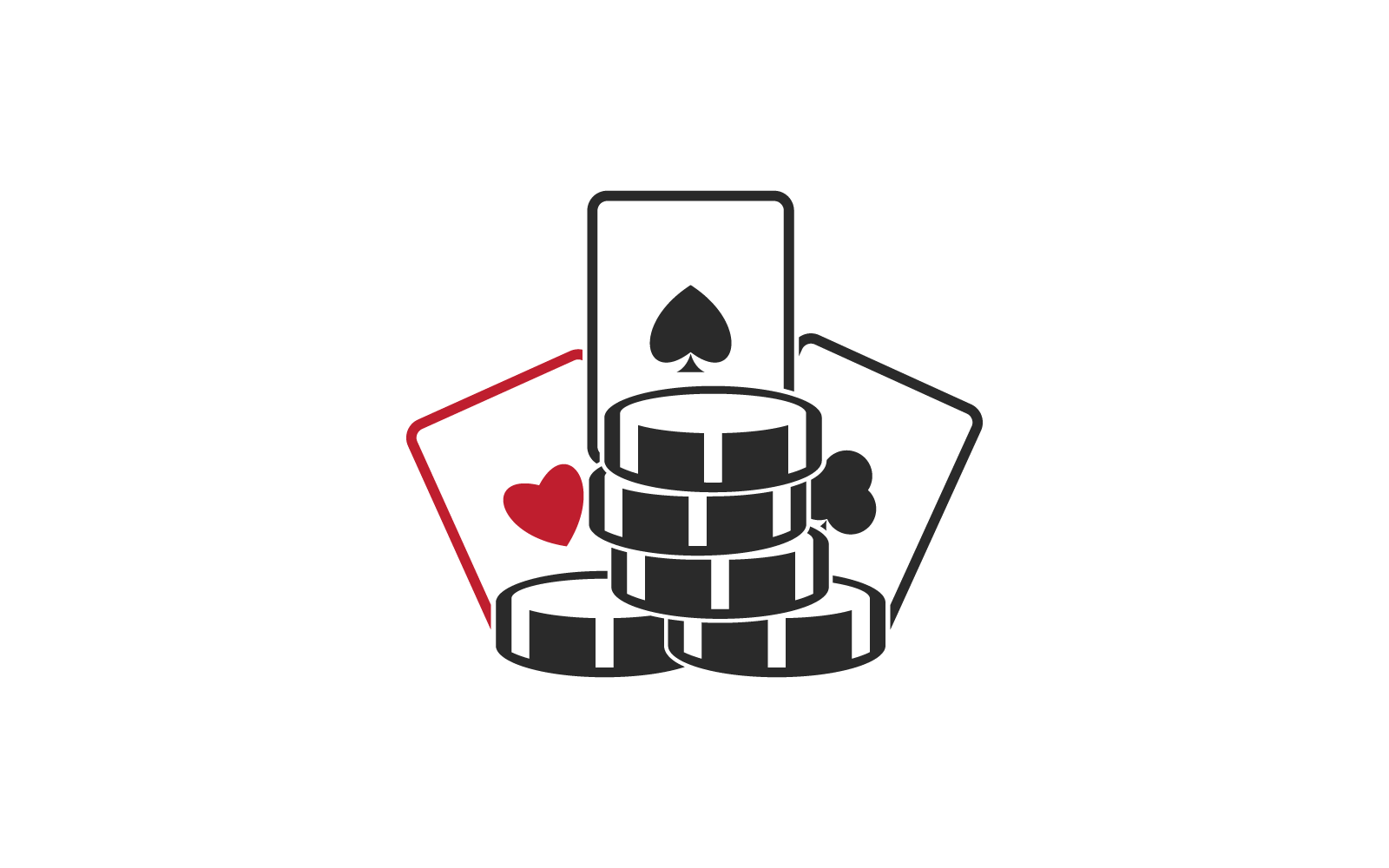 Playing card icon vector design template illustration Logo Template