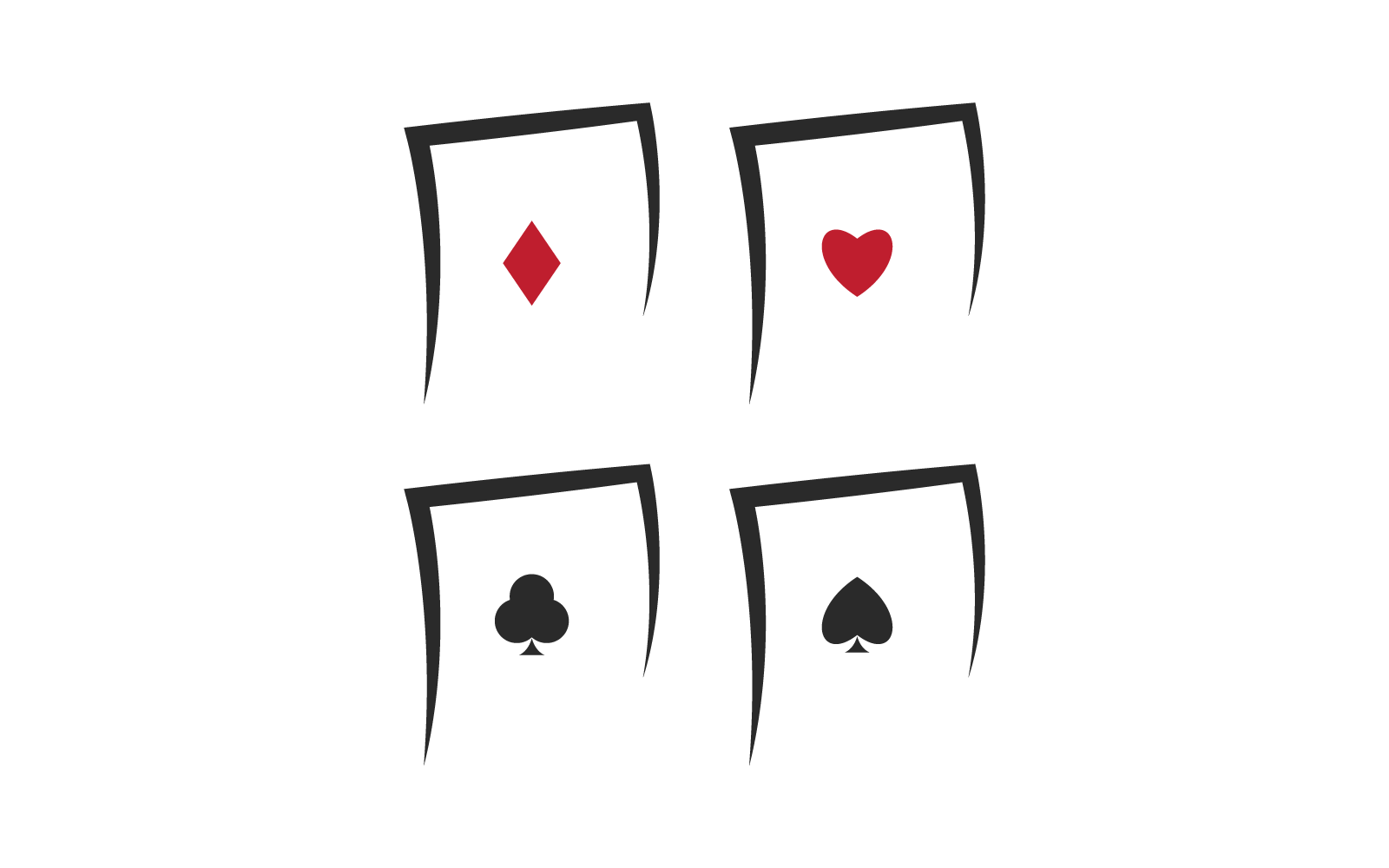 Playing card icon vector illustration flat design