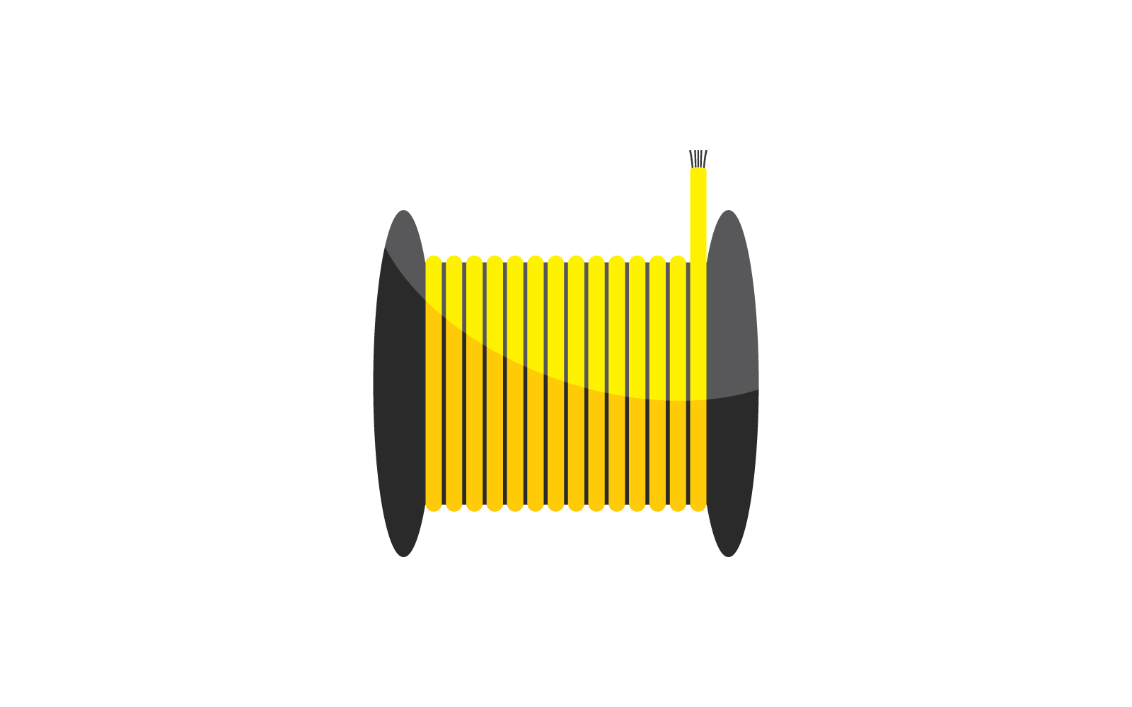 Viber optic cable icon illustration vector flat design template