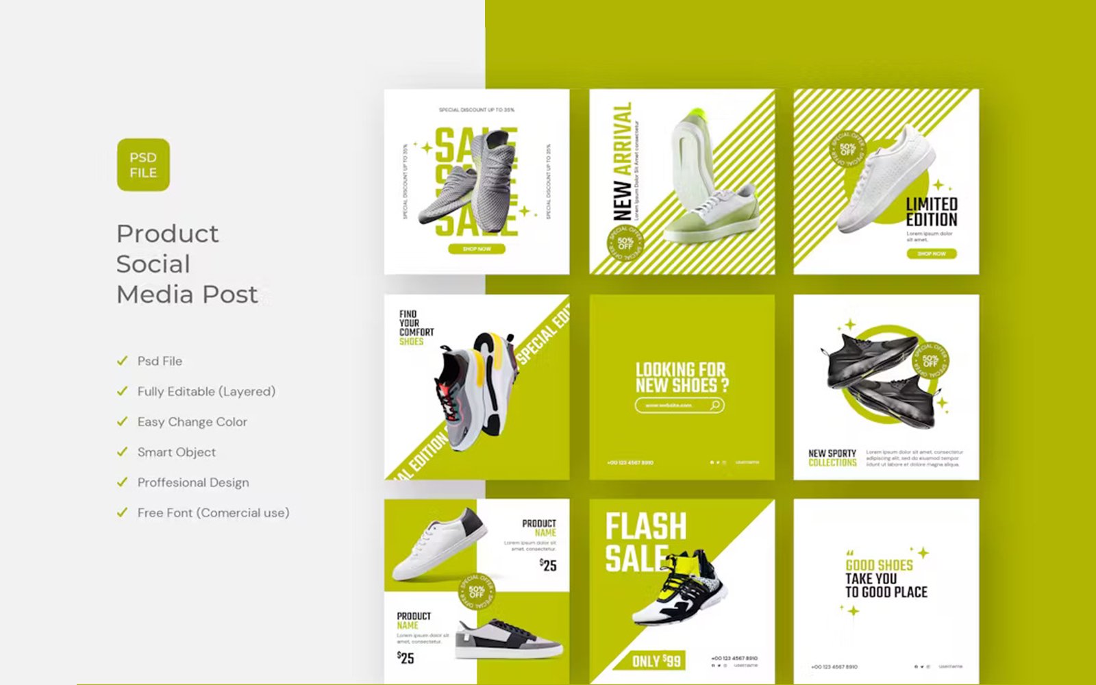 Kit Graphique #398392 Promotion Social Web Design - Logo template Preview
