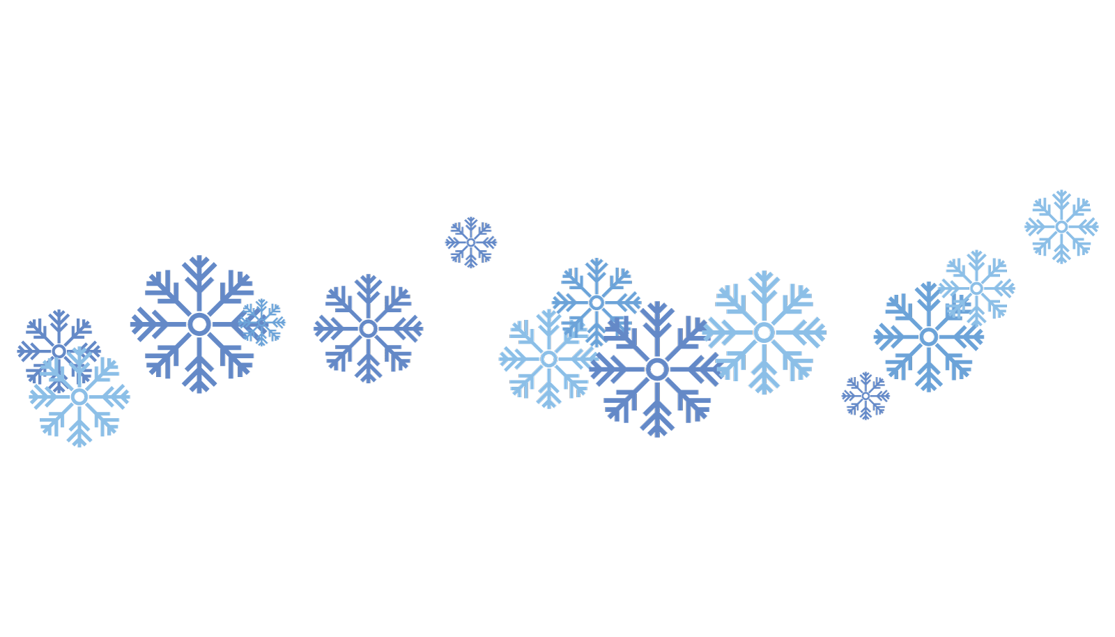 Plantilla de vector de diseño de nevadas de fondo de copos de nieve