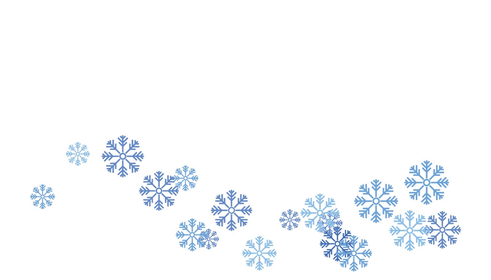 Schneeflocken Hintergrund Schneefall Symbol Vektor flaches Design