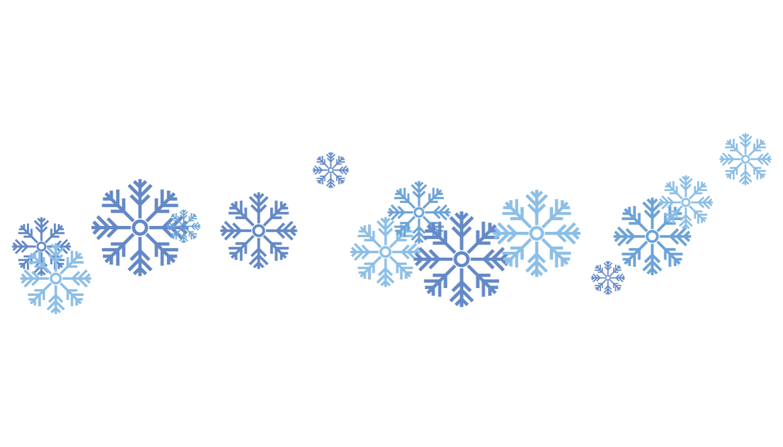 Snowflakes background snowfall design vector template