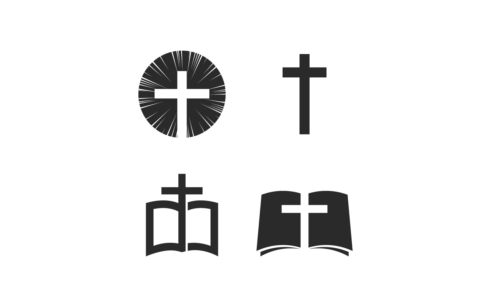 Church logo vector ilustration design template