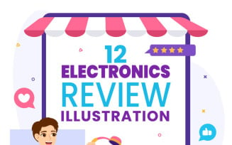 12 Electronics Review Illustration