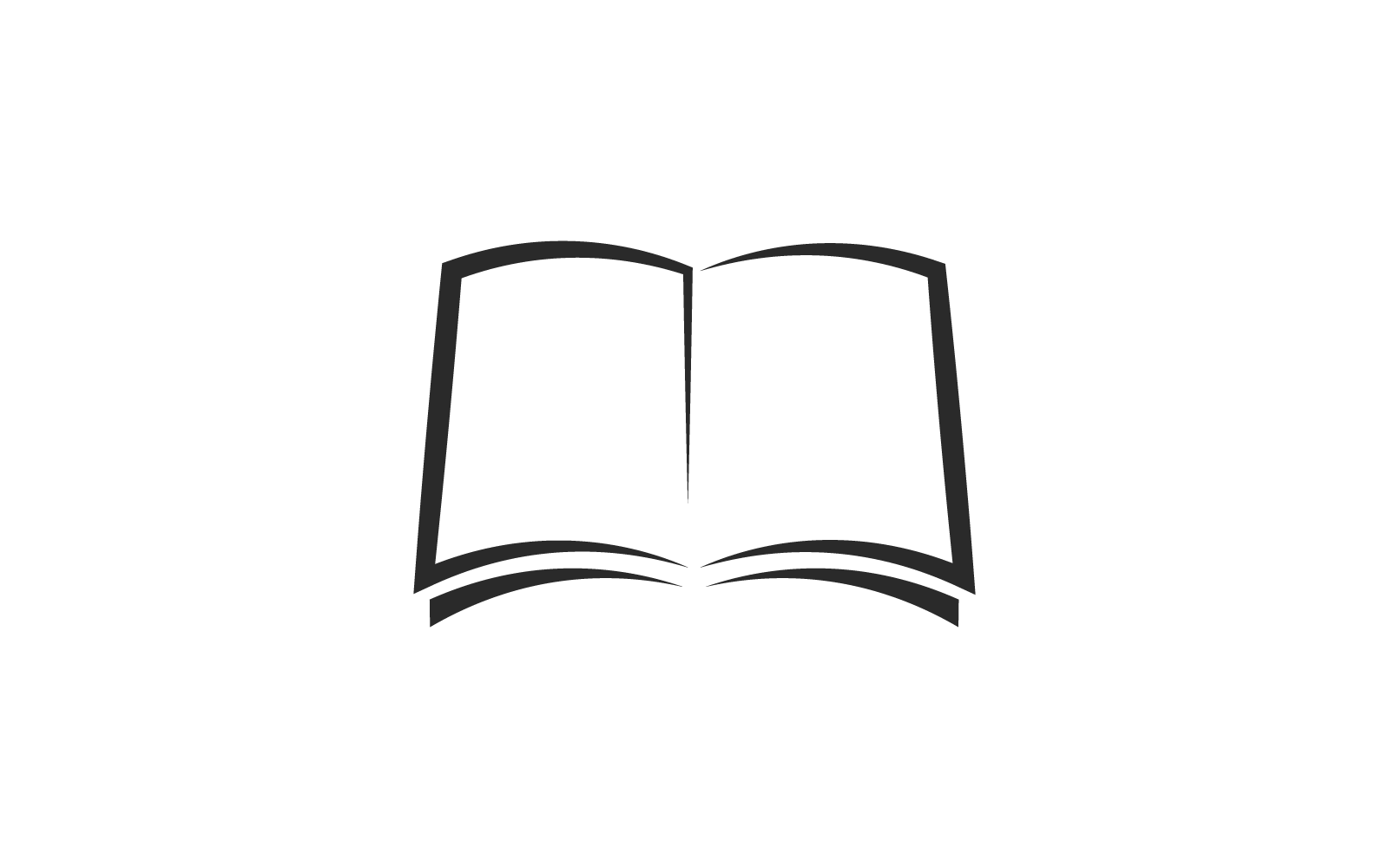 Modelo de ícone vetorial de ilustração de logotipo de educação de livro