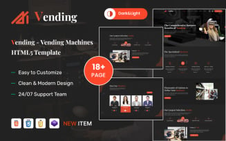 Vendin –Vending Machines & Snack HTML5 Template