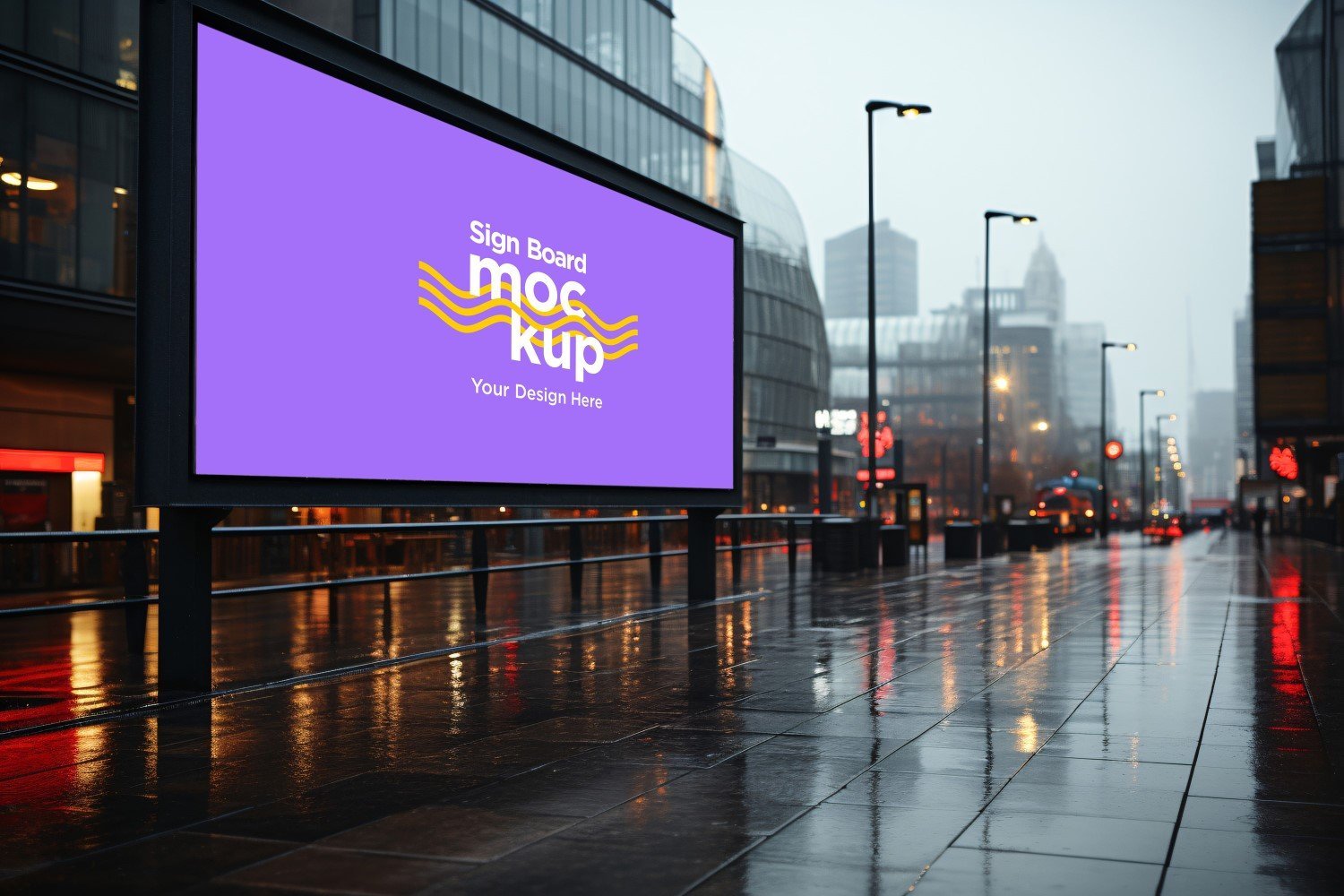 Kit Graphique #398624 Billboard Mockup Divers Modles Web - Logo template Preview