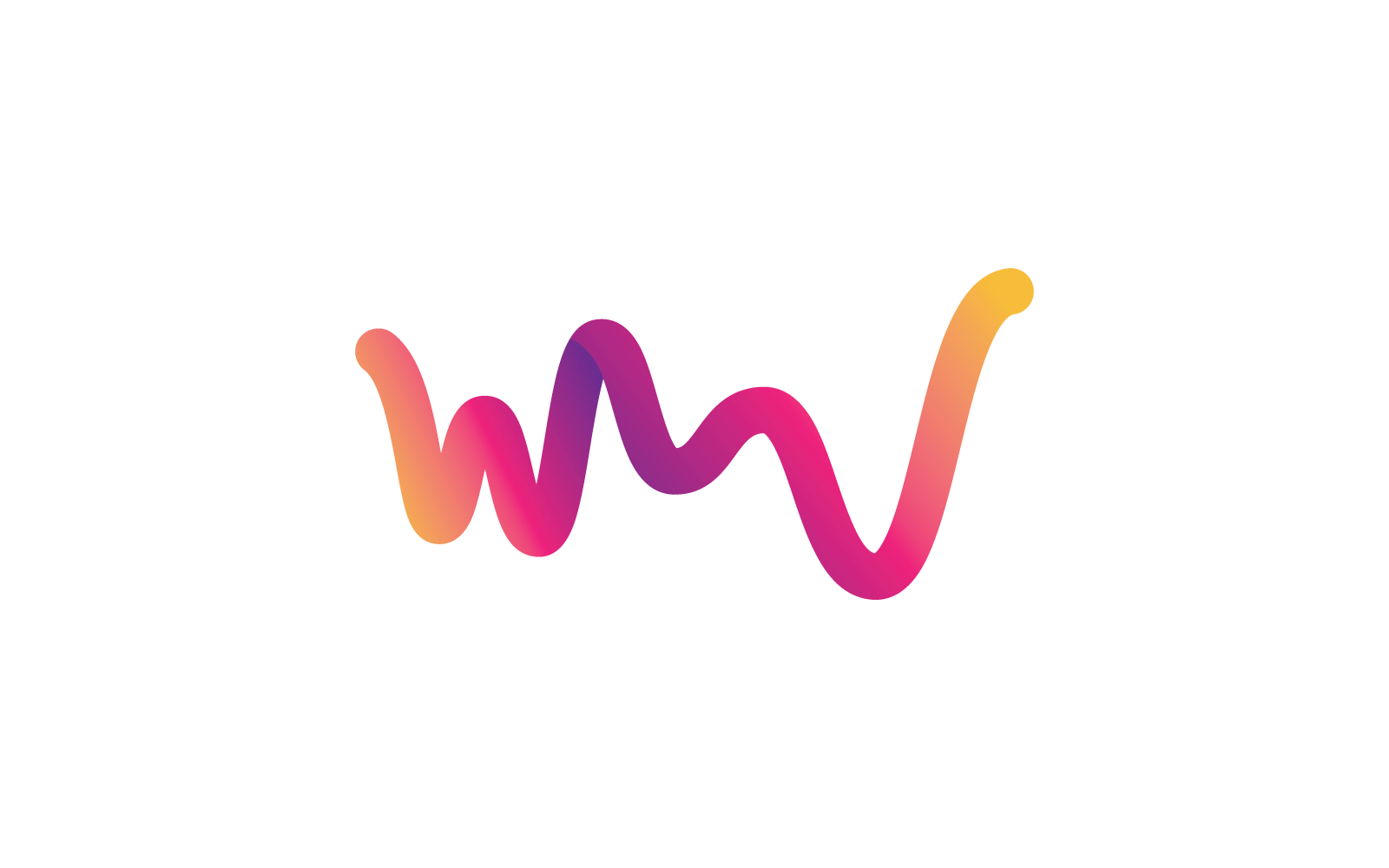 W letter logo design vector illustration
