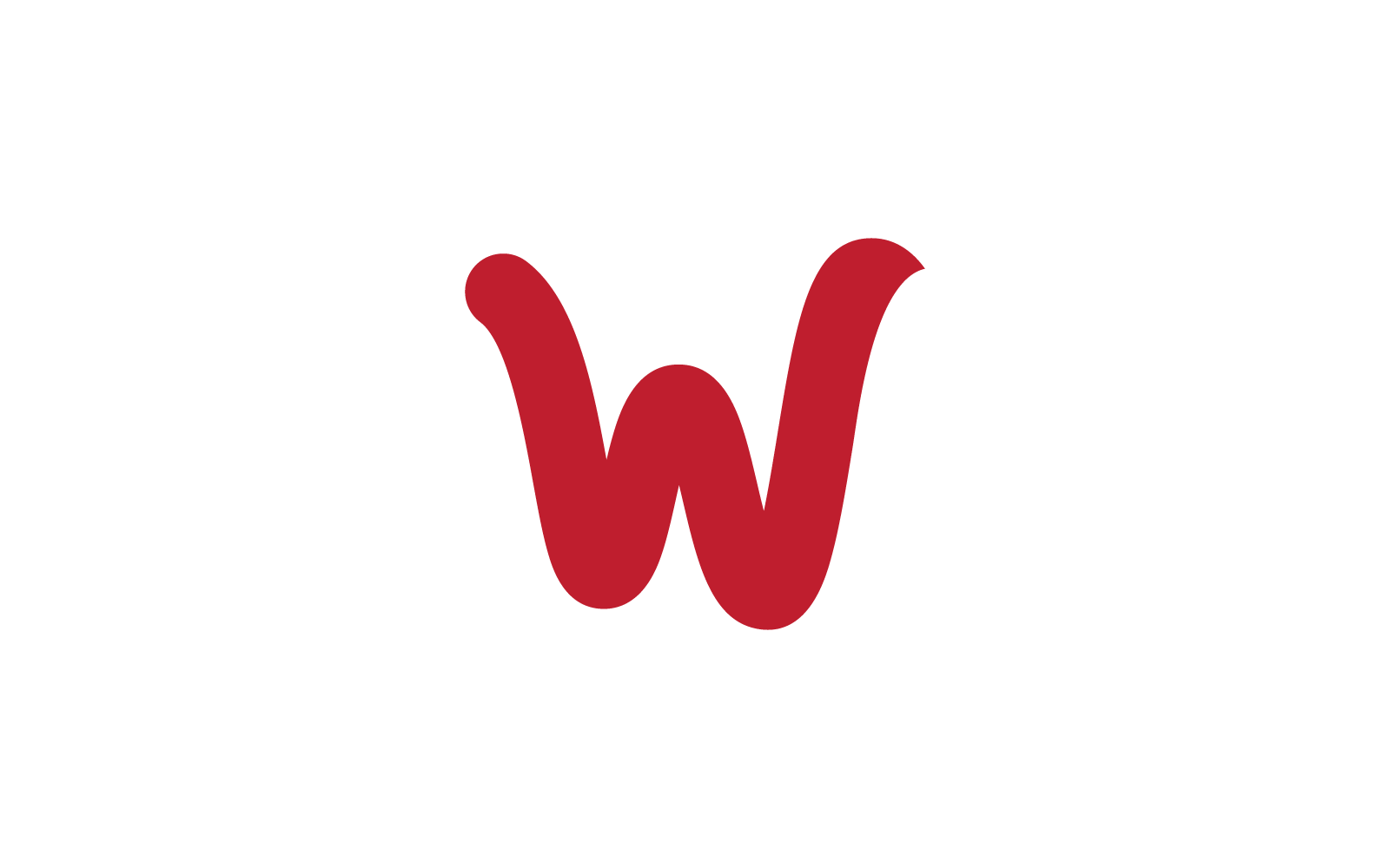 W letter logo vector illustration design