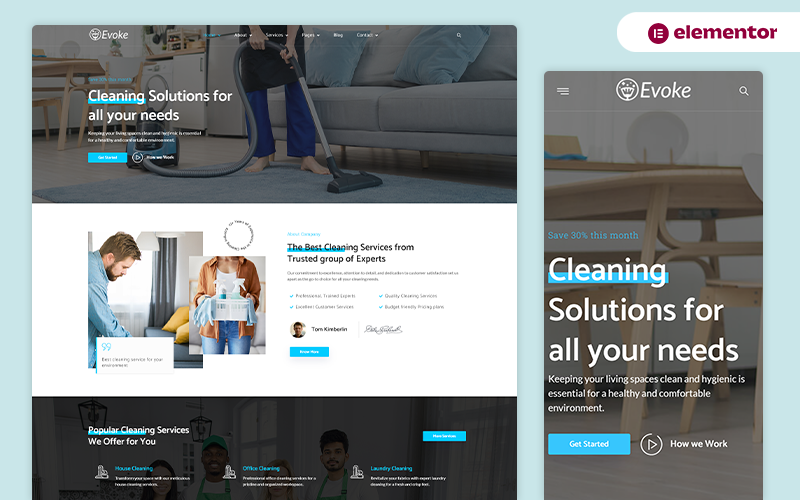Template #398786 Cleaning Business Webdesign Template - Logo template Preview