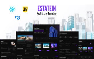 Estatein - ReactJS Real Estate landing page template