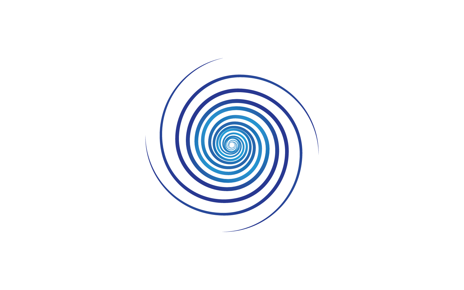 Business logo, vortex, wave and spiral icon Logo Template