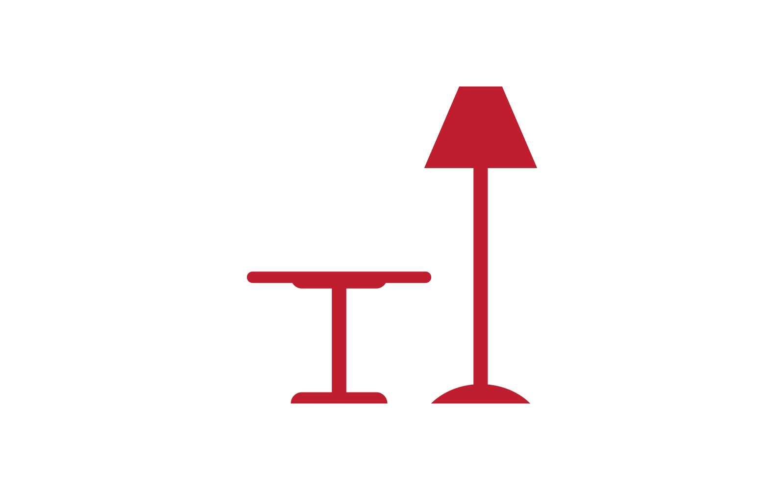 Furniture icon vector design template