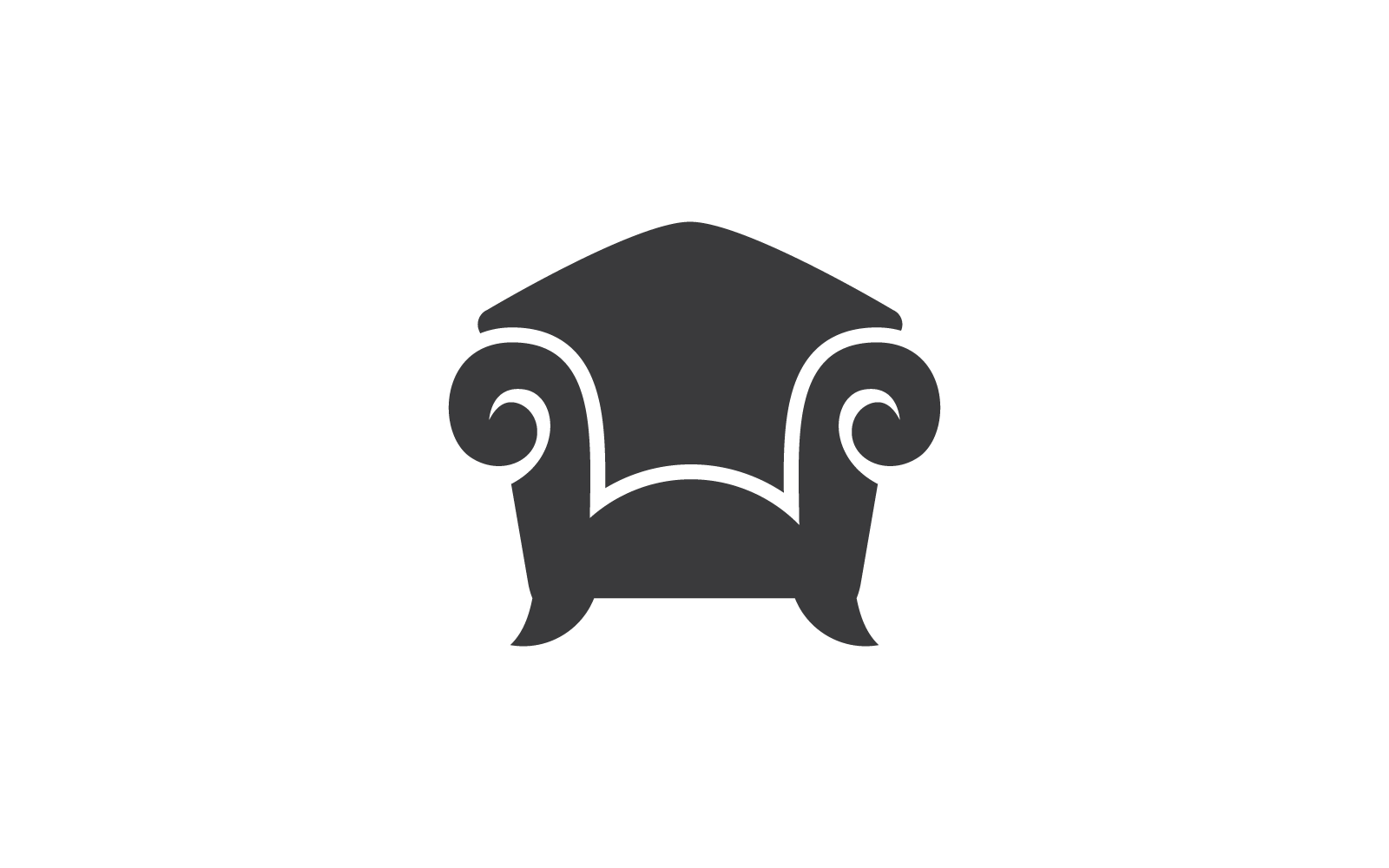 Furniture icon vector flat design template Logo Template