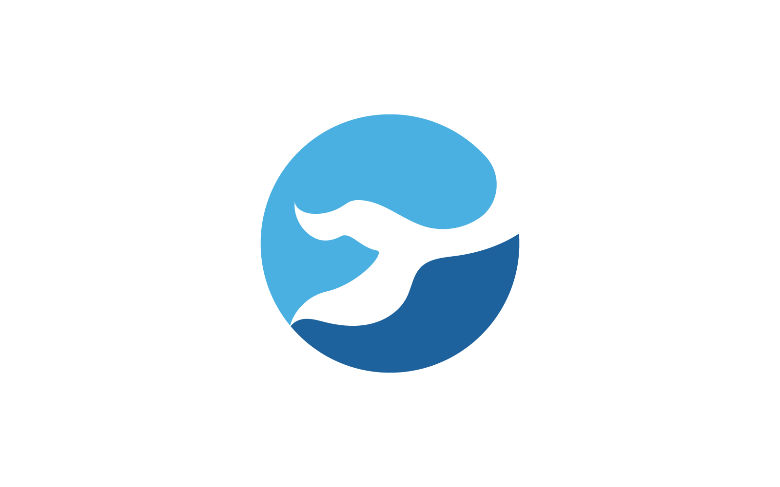 Mermaid illustration logo vector design
