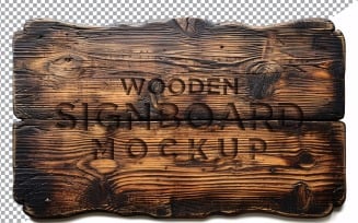 Vintage Wooden Signage Mockup Template 22