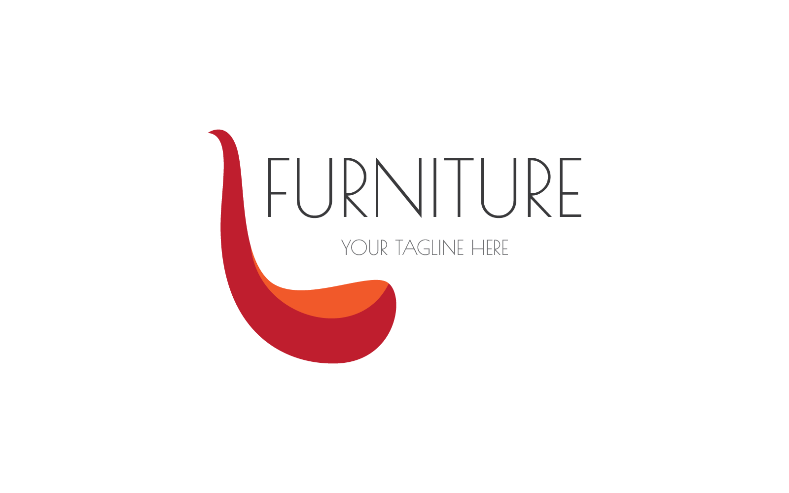 Furniture design vector illustration template Logo Template