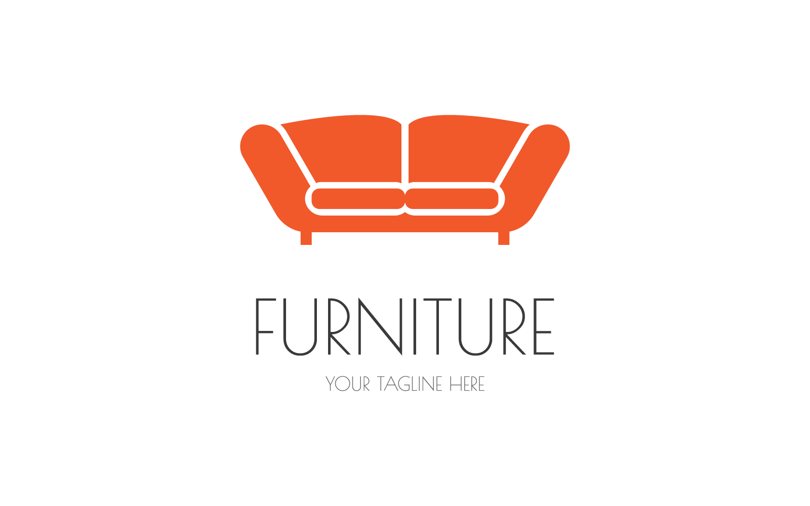 Furniture vector icon design illustration template
