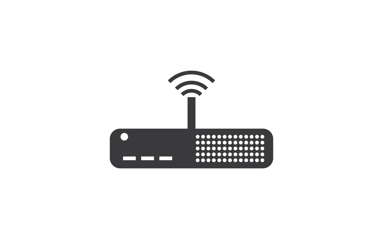 Router icon illustration design template