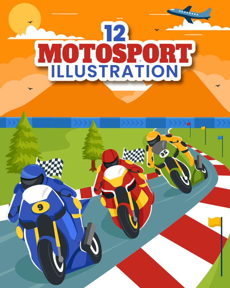 Kit Graphique #399016 Motosport Motorsport Divers Modles Web - Logo template Preview