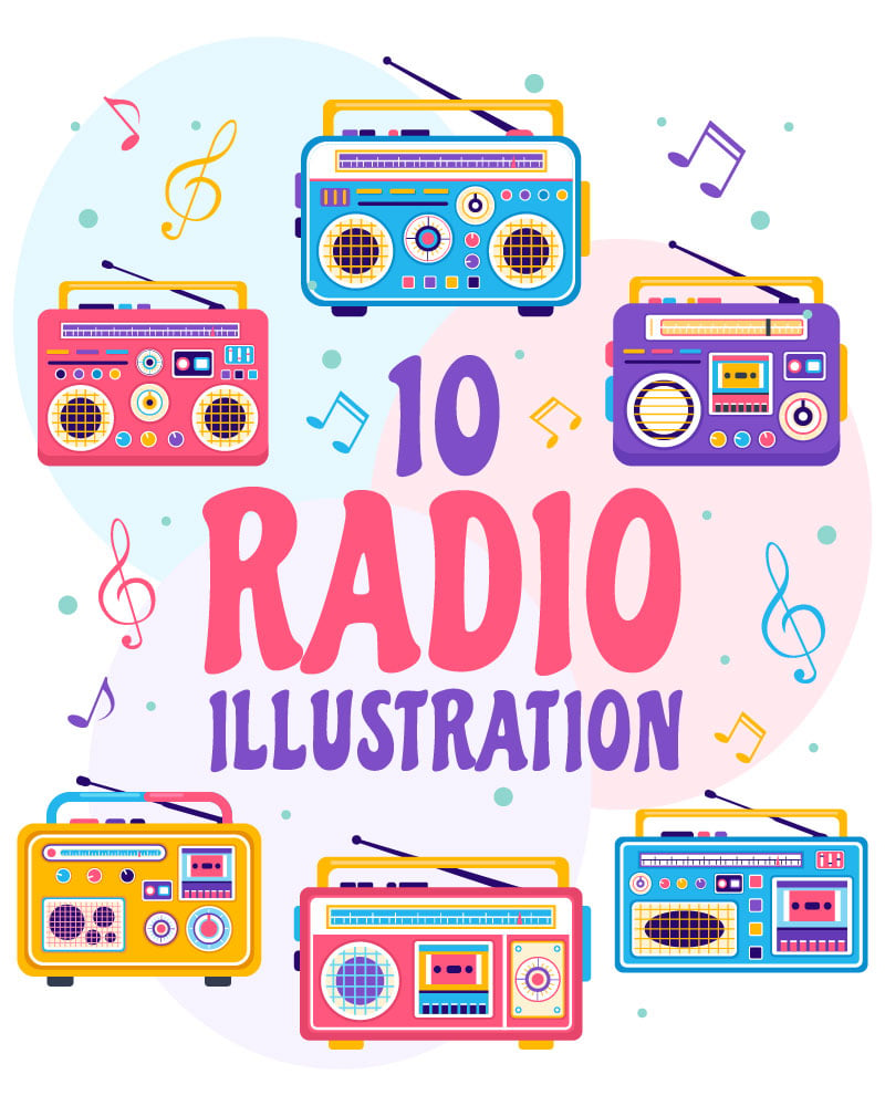 Kit Graphique #399096 Music Radio Divers Modles Web - Logo template Preview