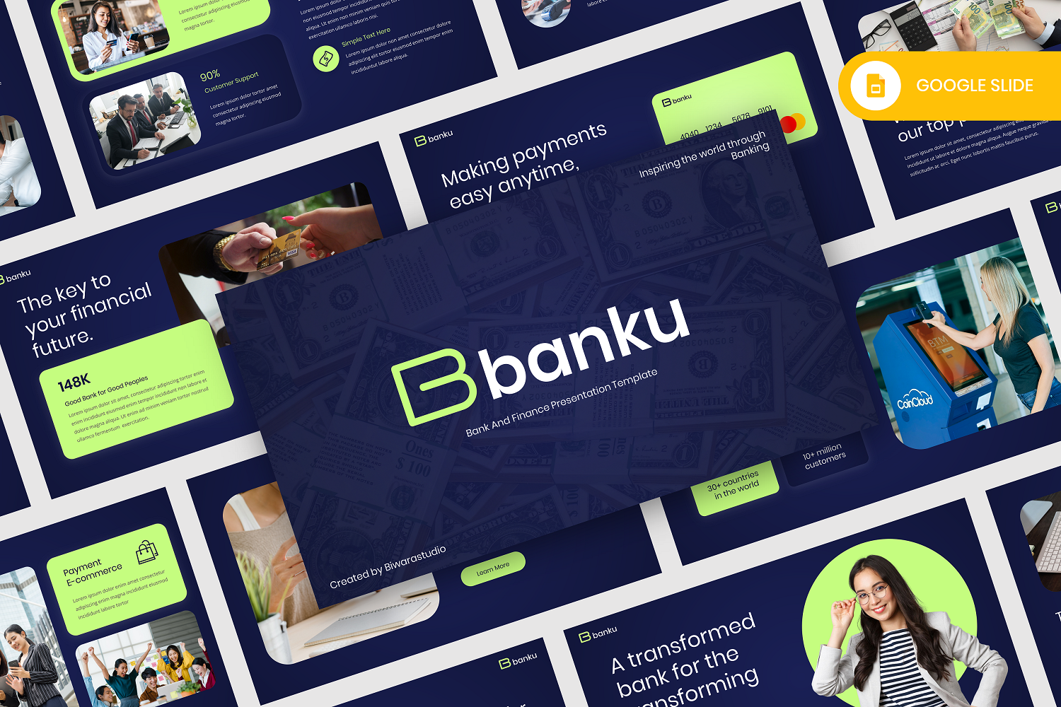 Banku - Banking And Finance Google Slide