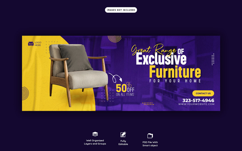 Furniture Sale Social Media Cover Template
