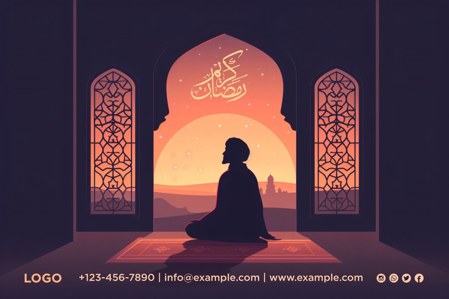Kit Graphique #399119 Ramadan Kareem Divers Modles Web - Logo template Preview