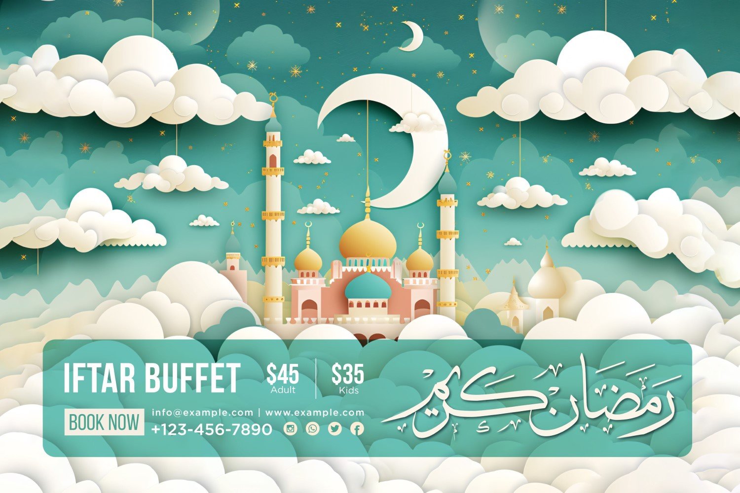 Kit Graphique #399122 Ramadan Kareem Divers Modles Web - Logo template Preview