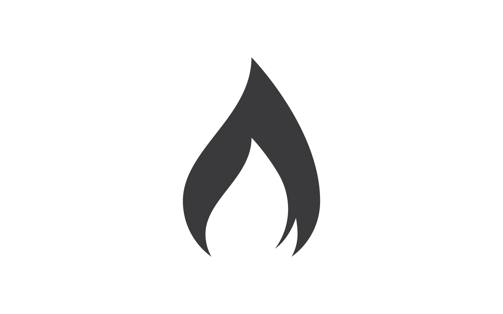Fire flame Logo Template vector icon Oil, gas and energy concept