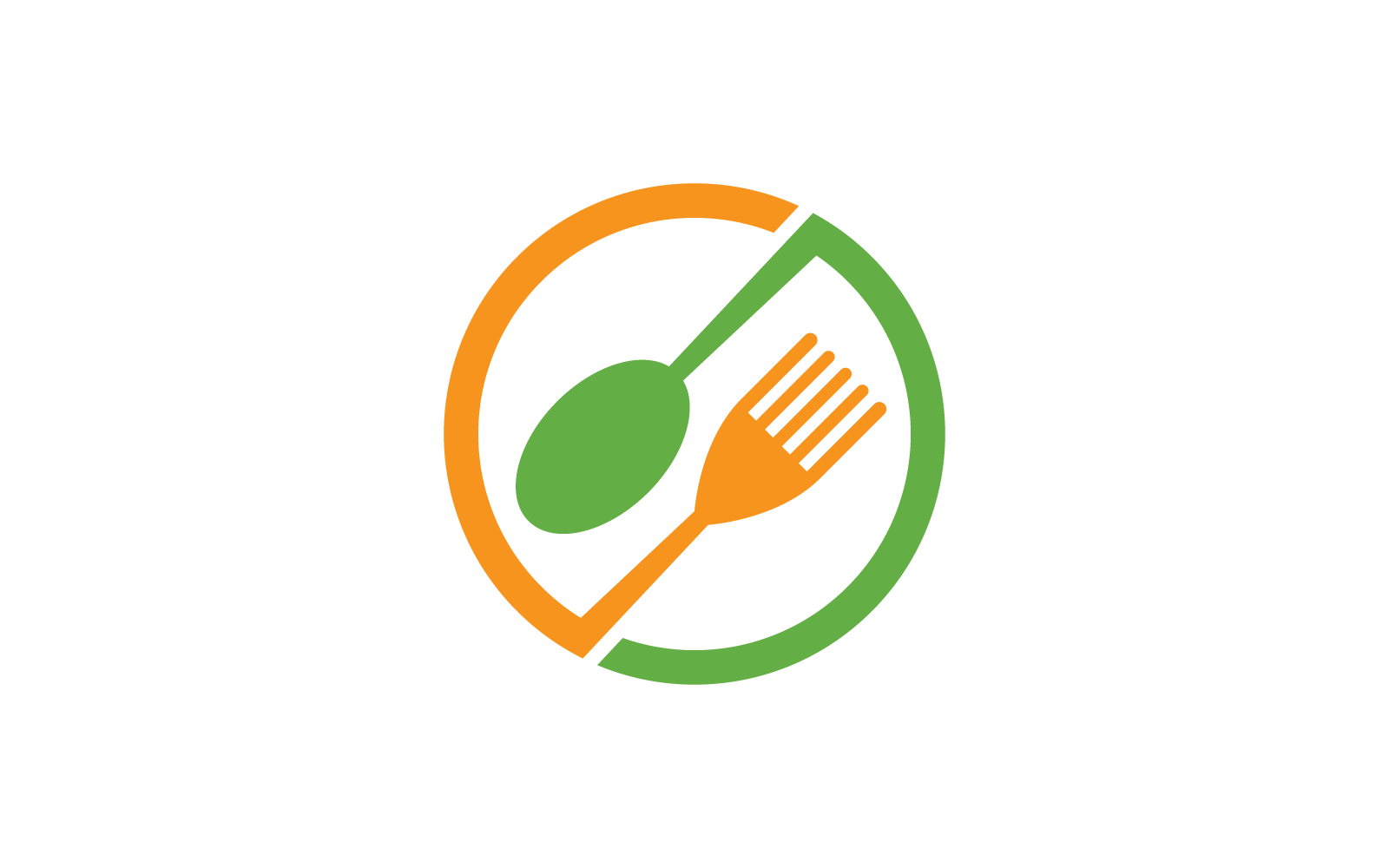 fork and spoon icon illustration vector template