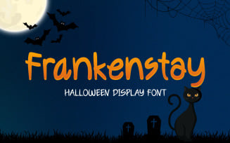 Frankenstay - Halloween Font