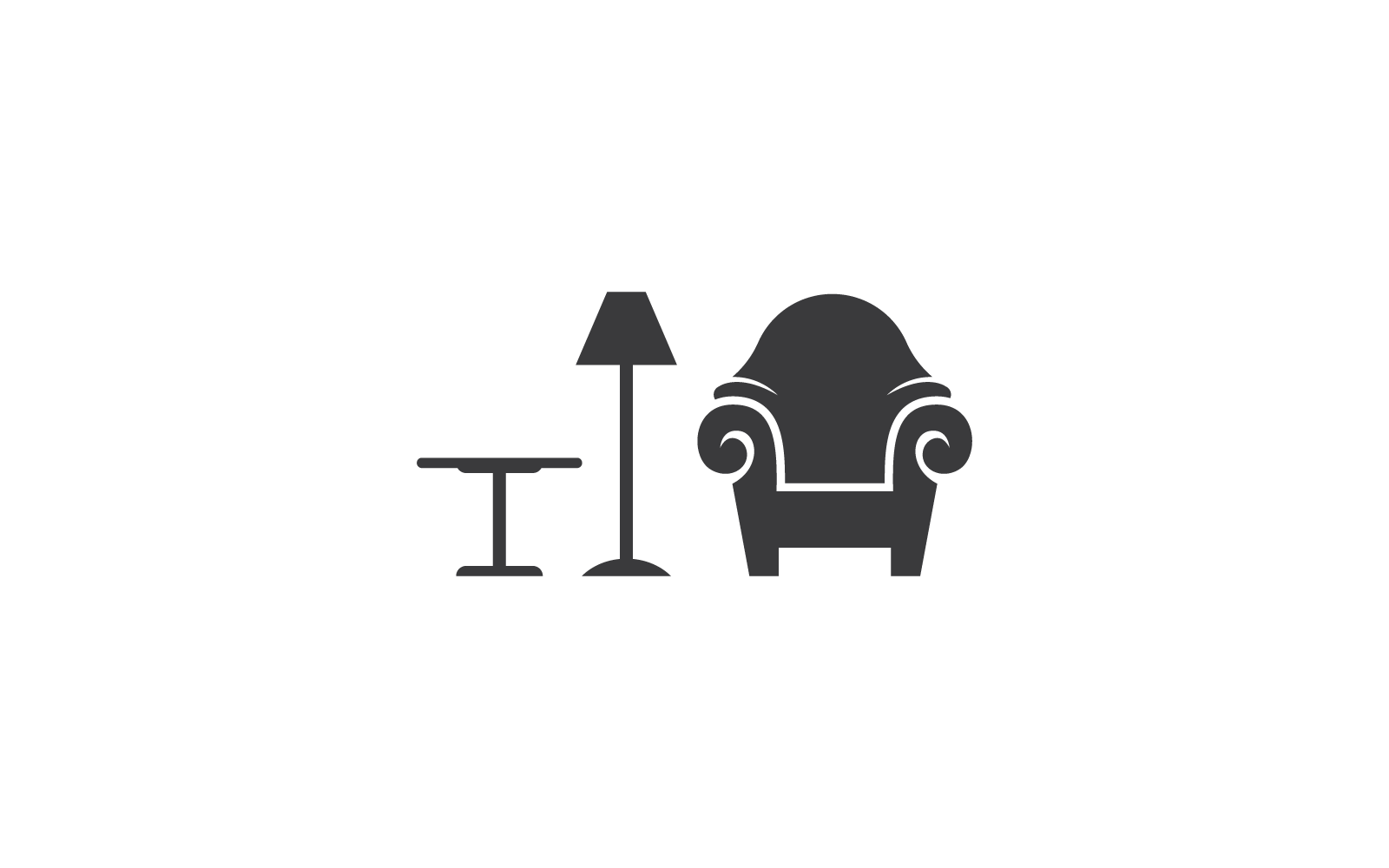 Furniture ilustration icon vector flat design template