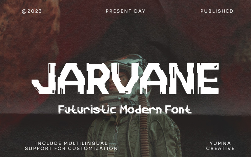 Jarvane - Future Tech Display Font