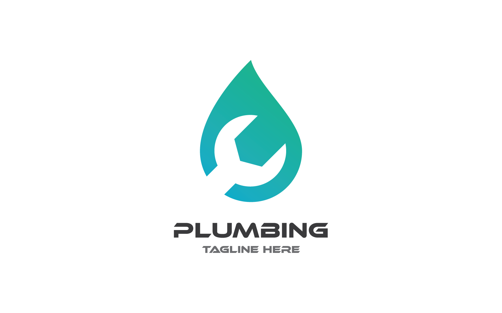 Plumbing logo vector illustration design business template