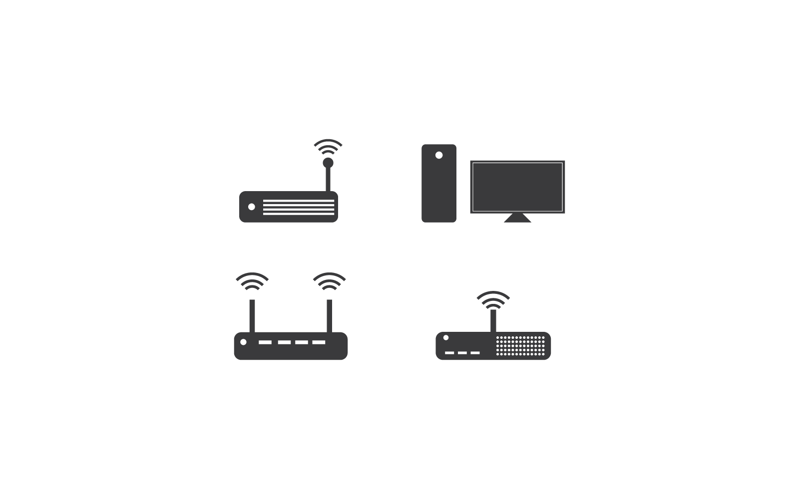 Router icon vector illustration flat design