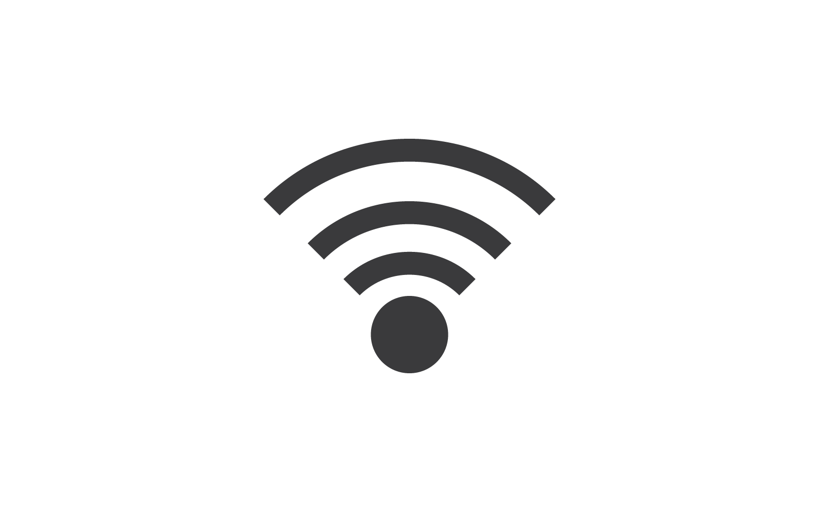 Wireless design illustration logo template vector Logo Template