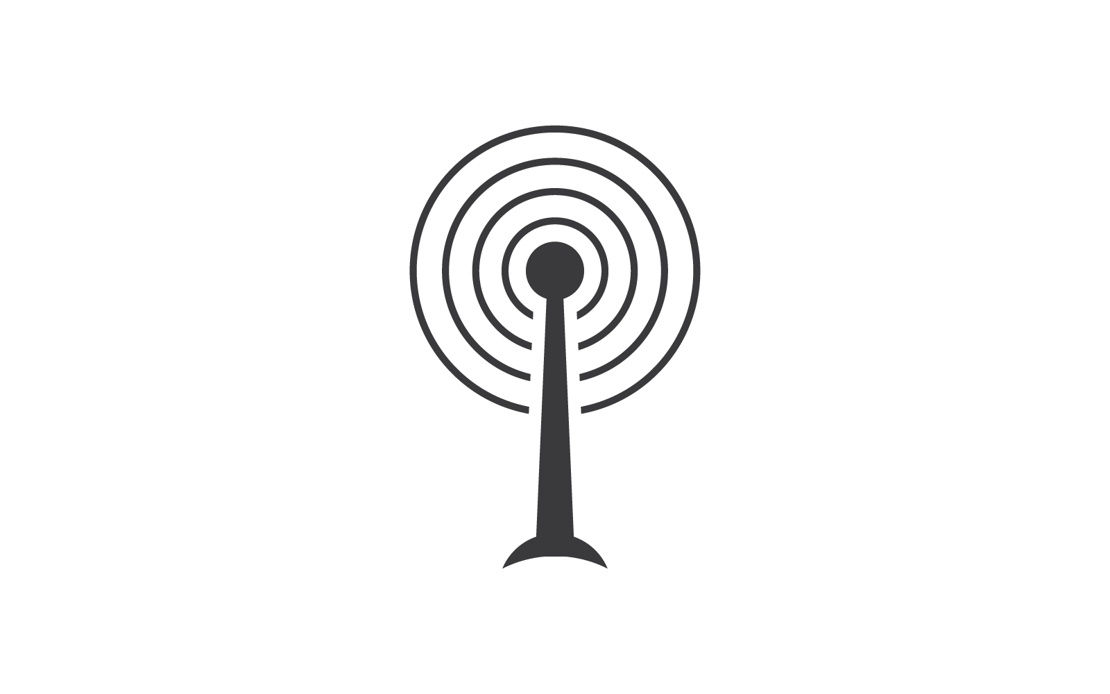 Wireless design logo template vector Logo Template