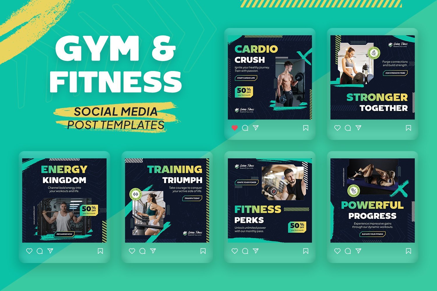 Template #399395 Fitness Gym Webdesign Template - Logo template Preview