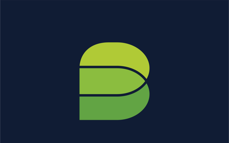 Brilliant - Letter B vector logo design Logo Template