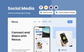 Nexus - Social Media Landing Page V1